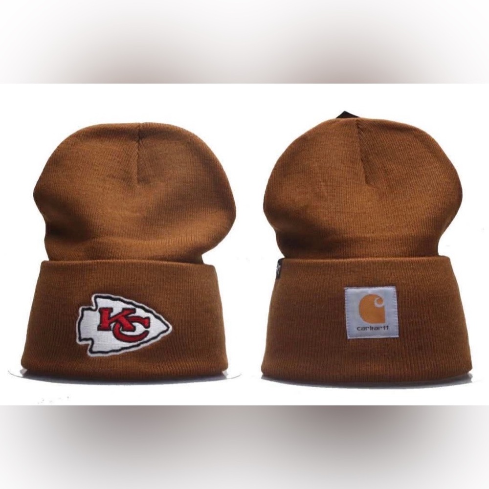 Brand New Carhartt ‘47 Kansas City Chiefs Football Beanie OSFM